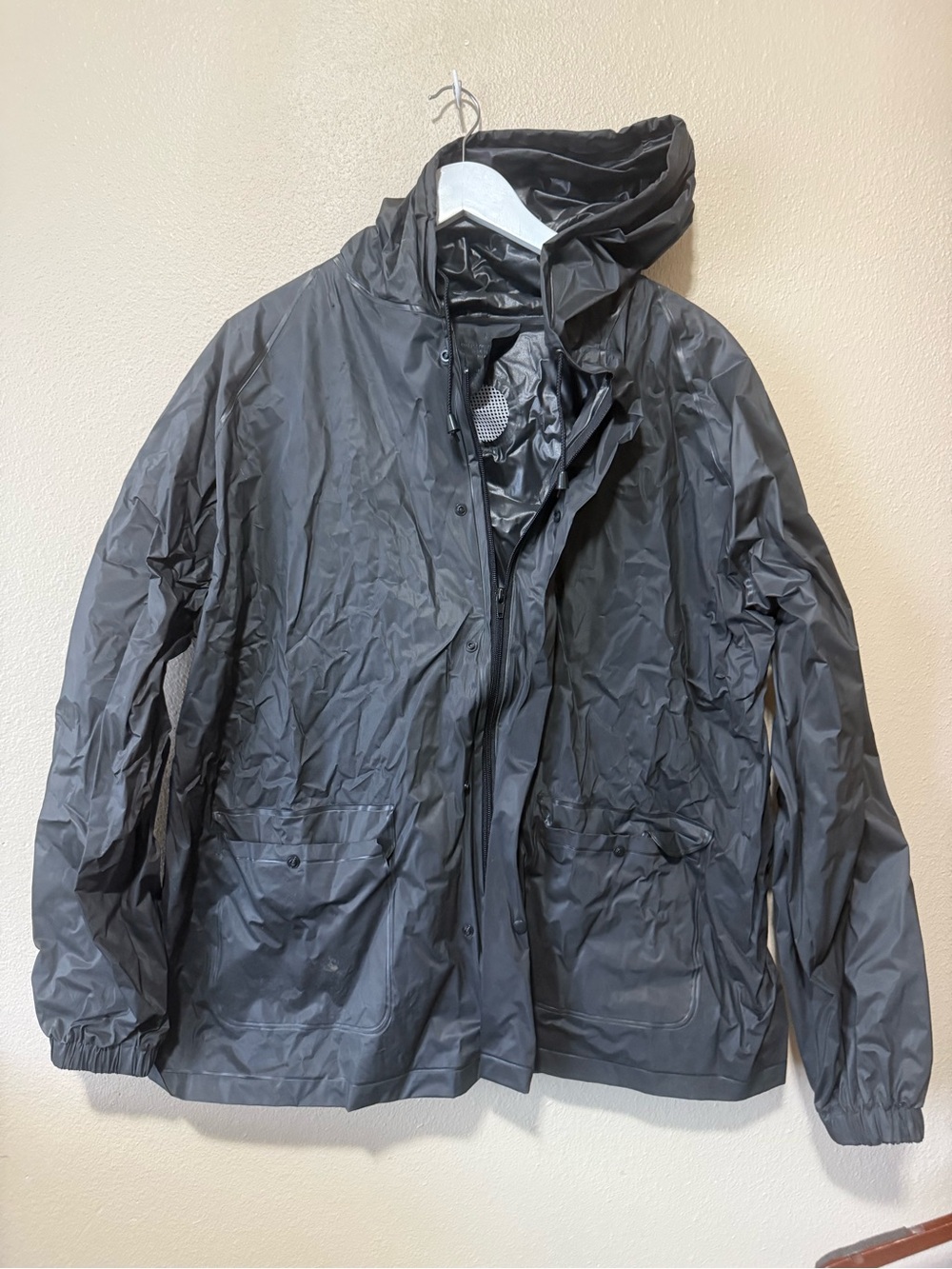 Men's PVC Hooded Lightweight Jacket